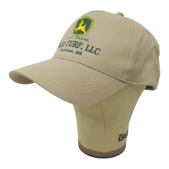 John Deere Agri Turf LLC Snapback Cap Trucker Farmer Baseball Hat Pontotoc MS - Picture 2 of 13